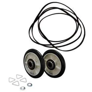 349241T - 341241 Dryer Drum Rollers and Belt Set Replaces OEM12393382, OEM11787374 349241T - 341241 Dryer Drum Rollers and Belt Set Replaces OEM12393382, OEM11787374