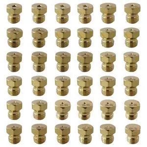 2026 Upgraded 36 PCS LP Gas Conversion Kit for Range/Cooktop/Stove | Propane & Natural Gas Brass Orifice Nozzles (0.3mm-1.9mm, M6x0.75mm) Compatible for Frigidaire/Kenmore/Electrolux 2026 Upgraded 36 PCS LP Gas Conversion Kit for Range/Cooktop/Stove | Propane & Natural Gas Brass Orifice Nozzles (0.3mm-1.9mm, M6x0.75mm) Compatible for Frigidaire/Kenmore/Electrolux