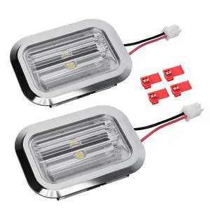 W11462342 Refrigerator LED Light Compatible With Whirlpool Kenmore Refrigerator Replacement For W11683242 W11130208 AP6262381 WPW10637153 W10758333 Clear Lens 2Pcs W11462342 Refrigerator LED Light Compatible With Whirlpool Kenmore Refrigerator Replacement For W11683242 W11130208 AP6262381 WPW10637153 W10758333 Clear Lens 2Pcs