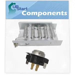 279838 Heating Element & 3387134 for Amana NED4600YQ0 | Compatible with 279838 Dryer and 3387134 Heater Element and Thermostat Combo Pack Cycling Thermostat Kit 279838 Heating Element & 3387134 for Amana NED4600YQ0 | Compatible with 279838 Dryer and 3387134 Heater Element and Thermostat Combo Pack Cycling Thermostat Kit