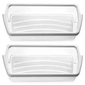 Refrigerator Door Shelf Bin for KitchenAid KSRV22FVBL02 (2-Pack) Refrigerator Door Shelf Bin for KitchenAid KSRV22FVBL02 (2-Pack)
