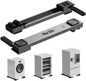 Appliance Rollers Heavy Duty,Newest Extendable Appliance Sliders,Liftable Washing Machine Base,Easily Move Washer and Dryer Machines,Refrigerators,Furniture-Grey Appliance Rollers Heavy Duty,Newest Extendable Appliance Sliders,Liftable Washing Machine Base,Easily Move Washer and Dryer Machines,Refrigerators,Furniture-Grey