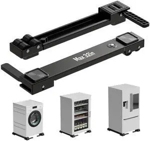 Appliance Rollers Heavy Duty,Newest Extendable Appliance Sliders,Liftable Washing Machine Base,Easily Move Washer and Dryer Machines,Refrigerators,Furniture-Black Appliance Rollers Heavy Duty,Newest Extendable Appliance Sliders,Liftable Washing Machine Base,Easily Move Washer and Dryer Machines,Refrigerators,Furniture-Black