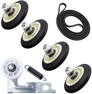 Upgraded Dryer Repair Kit Dryer Roller Kit for LG Kenmore Dryers Includes 4581EL2002C Dryer Drum Roller Assembly 4400EL2001A Dryer Belt and 4561EL3002A Dryer Idler Pulley, Pictures 6, 7 are Fit Models Upgraded Dryer Repair Kit Dryer Roller Kit for LG Kenmore Dryers Includes 4581EL2002C Dryer Drum Roller Assembly 4400EL2001A Dryer Belt and 4561EL3002A Dryer Idler Pulley, Pictures 6, 7 are Fit Models