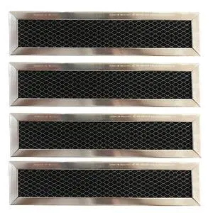 Carbon Filter Compatible with GE JX81D, WB02X10943, JVM1740, 1052888, AH783520, EA783520, PS783520 Replacement Charcoal Filter for Over-the-Range Microwaves 2.5"x11"x0.375" 4-Pack Carbon Filter Compatible with GE JX81D, WB02X10943, JVM1740, 1052888, AH783520, EA783520, PS783520 Replacement Charcoal Filter for Over-the-Range Microwaves 2.5"x11"x0.375" 4-Pack