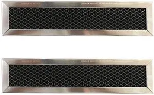 Carbon Filter Compatible with GE JX81D, WB02X10943, JVM1740, 1052888, AH783520, EA783520, PS783520 Replacement Charcoal Filter for Over-the-Range Microwaves 2.5"x11"x0.375" 2-Pack Carbon Filter Compatible with GE JX81D, WB02X10943, JVM1740, 1052888, AH783520, EA783520, PS783520 Replacement Charcoal Filter for Over-the-Range Microwaves 2.5"x11"x0.375" 2-Pack