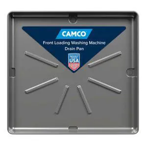 Low Profile Washing Machine Drain Pan w/PVC Fitting - Made in USA | 29 inch x 33 inch ID and 31 inch x 35 inch OD - Protects Your Floors from Washing Machine Leaks - Easy to Use -Pewter (20788) Low Profile Washing Machine Drain Pan w/PVC Fitting - Made in USA | 29 inch x 33 inch ID and 31 inch x 35 inch OD - Protects Your Floors from Washing Machine Leaks - Easy to Use -Pewter (20788)