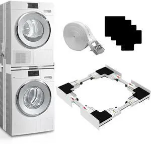 Upgrade Washer Dryer Stacking Kit - Universal Washer Dryer Stacking Kit | Adjustable 29/28/27/26/25/24 Inch - Small Space Saving Solution Stacking Kit for Washer and Dryer with Ratchet Strap Upgrade Washer Dryer Stacking Kit - Universal Washer Dryer Stacking Kit | Adjustable 29/28/27/26/25/24 Inch - Small Space Saving Solution Stacking Kit for Washer and Dryer with Ratchet Strap