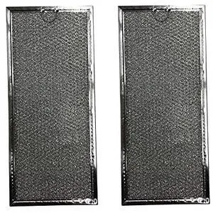 Range Hood Filter Replacement, 5 7/8 x 13 3/8 x 1/8 inches, 2 Pack, Compatible with GE, Whirlpool, Kenmore Elite Models Range Hood Filter Replacement, 5 7/8 x 13 3/8 x 1/8 inches, 2 Pack, Compatible with GE, Whirlpool, Kenmore Elite Models