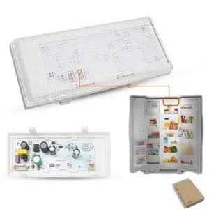 LED Light Control Board for Whirlpool WRS325FDAM04 WRS325FDAT04 WRS325FDAW | Fits Whirlpool WRS322FNAH01, WRS322FNAM00, WRS322FNAW00, WRS325FDAB01, WRS325FDAB04, WRS325FDAB05, WRS331FDDB01 LED Light Control Board for Whirlpool WRS325FDAM04 WRS325FDAT04 WRS325FDAW | Fits Whirlpool WRS322FNAH01, WRS322FNAM00, WRS322FNAW00, WRS325FDAB01, WRS325FDAB04, WRS325FDAB05, WRS331FDDB01