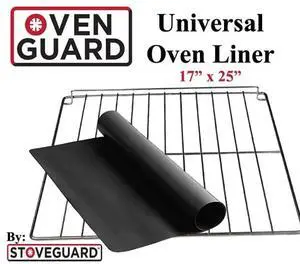 Universal XL Oven Liner for Gas Oven/Electric Oven, Drip Liner, 17 x 25 In Universal XL Oven Liner for Gas Oven/Electric Oven, Drip Liner, 17 x 25 In