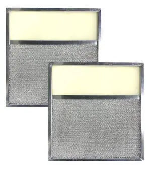 10 x 12.5 x 0.37 Inches Lens Range Hood Filter Aluminum Mesh Grease Vent Hood Lens Filter 2-Pack 10 x 12.5 x 0.37 Inches Lens Range Hood Filter Aluminum Mesh Grease Vent Hood Lens Filter 2-Pack