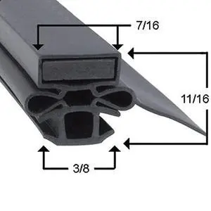 Turbo Air MST-60 Gasket Magnetic Door Seal - 26 5/8 x 28 3/8 Compatible with Turbo Air Part # 30223110200 Turbo Air MST-60 Gasket Magnetic Door Seal - 26 5/8 x 28 3/8 Compatible with Turbo Air Part # 30223110200