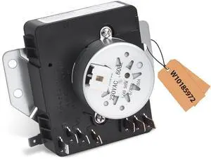 W10185972 WPW10185972 Dryer Timer for AED4475TQ1 RED4440VQ1 | Compatible with GE/Hotpoint Dryer NED5100TQ1 IED4400VQ1 EED4300VQ1 CEDX631VQ1 RED4400VQ1 Part Replaces AP6016537 EAP11749827 W10185972 WPW10185972 Dryer Timer for AED4475TQ1 RED4440VQ1 | Compatible with GE/Hotpoint Dryer NED5100TQ1 IED4400VQ1 EED4300VQ1 CEDX631VQ1 RED4400VQ1 Part Replaces AP6016537 EAP11749827