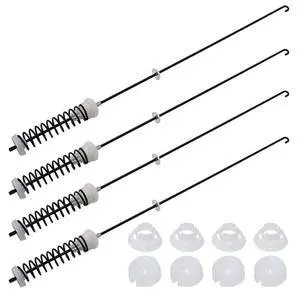 ALLOY UPGRADEDW10780045 WTW4816FW2 NTW4516FW2 NTW4605EW0 NTW4516FW1 WTW4800BQ1 Washer Suspension Rods Kit 4 Pcs by -Washer Parts for Whirlpool Kenmore Suspension Rods RTW4516FW1,11020102310 ALLOY UPGRADEDW10780045 WTW4816FW2 NTW4516FW2 NTW4605EW0 NTW4516FW1 WTW4800BQ1 Washer Suspension Rods Kit 4 Pcs by -Washer Parts for Whirlpool Kenmore Suspension Rods RTW4516FW1,11020102310