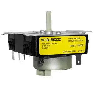 W10186032 WPW10186032 Dryer Timer Compatible with whirlpool Kenmore 110.65132411, 110.71202012, 110.75132412, 11071202015, 110.61202011, 11072342511, Replacement for W10186032 B W10186032 A W10186032 WPW10186032 Dryer Timer Compatible with whirlpool Kenmore 110.65132411, 110.71202012, 110.75132412, 11071202015, 110.61202011, 11072342511, Replacement for W10186032 B W10186032 A