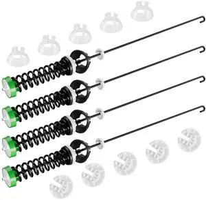 W11130362 WTW5000DW1 WTW5000DW2 WTW5000DW3 MVWX655DW1 MVWC565FW2 MVWC565FW1 Washer Suspension Rod Kit for Whirlpool Maytag Kenmore Washing Machine - Replace W10594080 W10748956 W10735786 W11130362 WTW5000DW1 WTW5000DW2 WTW5000DW3 MVWX655DW1 MVWC565FW2 MVWC565FW1 Washer Suspension Rod Kit for Whirlpool Maytag Kenmore Washing Machine - Replace W10594080 W10748956 W10735786