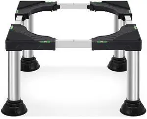 Height 11"-12" Mini Fridge Stand Heavy Duty Washer and Dryer Stand Pedestal for 19-27 Inch Appliance Washing Machine Stand Base Laundry Pedestal Universal Platform with 4 Strong Feet Height 11"-12" Mini Fridge Stand Heavy Duty Washer and Dryer Stand Pedestal for 19-27 Inch Appliance Washing Machine Stand Base Laundry Pedestal Universal Platform with 4 Strong Feet