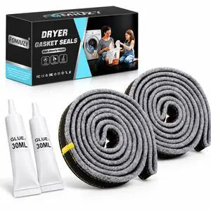 Dryer Drum Felt Gasket Seal Repair Replacement Kit DC97-07618A Fit for Samsung DV42H5200EP/A3 DV50K8600EV/A3 DV52J8700GP/A2 DV50K7500EV/A3 DV45K7600EW/A3 DV48J7700EW/A2 DV45H6300EG/A3 & More Dryer Drum Felt Gasket Seal Repair Replacement Kit DC97-07618A Fit for Samsung DV42H5200EP/A3 DV50K8600EV/A3 DV52J8700GP/A2 DV50K7500EV/A3 DV45K7600EW/A3 DV48J7700EW/A2 DV45H6300EG/A3 & More