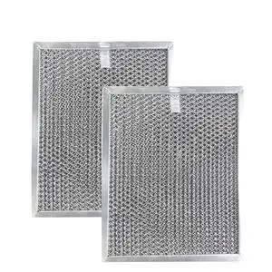 8 X 9-1/2 X 7/16 Inches Range Hood Aluminum Charcoal Combo Filters 2-Pack 8 X 9-1/2 X 7/16 Inches Range Hood Aluminum Charcoal Combo Filters 2-Pack