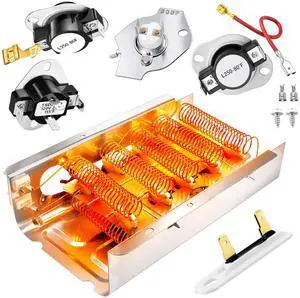 NED4655EW1 Heating Element Fit for Amana 279838 W10724237 NED4600YQ1 | Fit for Whirlpool WED4815EW1 WED4850HW0 WED5300VW0;Fit for Kenmore 70 80 110;Fit for Maytag 3398064 3403585 by NED4655EW1 Heating Element Fit for Amana 279838 W10724237 NED4600YQ1 | Fit for Whirlpool WED4815EW1 WED4850HW0 WED5300VW0;Fit for Kenmore 70 80 110;Fit for Maytag 3398064 3403585 by