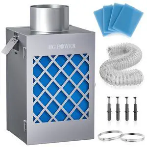 Metal Indoor Dryer Vent Kit, Dryer Vent Box, Safety Vent Flap | Dryer Lint Trap, Indoor Dryer Vent for Electric Dryer, Space Saver Dryer Vent Kit with Polyester Filters, Dryer Vent Hose Metal Indoor Dryer Vent Kit, Dryer Vent Box, Safety Vent Flap | Dryer Lint Trap, Indoor Dryer Vent for Electric Dryer, Space Saver Dryer Vent Kit with Polyester Filters, Dryer Vent Hose