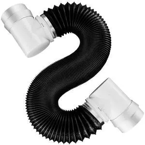 Dryer Vent Hose for Tight Space 4 Inch, 8Ft Aluminum Exhaust Duct Hose with Dryer 90 Degree Elbow & Rubber Seal Connectors, Crush Proof Space-Saving Dryer Vent Hose for Clothes Dryer Dryer Vent Hose for Tight Space 4 Inch, 8Ft Aluminum Exhaust Duct Hose with Dryer 90 Degree Elbow & Rubber Seal Connectors, Crush Proof Space-Saving Dryer Vent Hose for Clothes Dryer