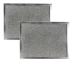 8 x 9-1/2 x 3/8 Inch Aluminum Range Hood Grease Filter - Washable Replacement 2-Pack for Stove Top Ventilation 8 x 9-1/2 x 3/8 Inch Aluminum Range Hood Grease Filter - Washable Replacement 2-Pack for Stove Top Ventilation