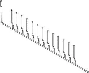 WD28X20164 Dishwasher Lower Rack Tines WD28X20164 Dishwasher Lower Rack Tines