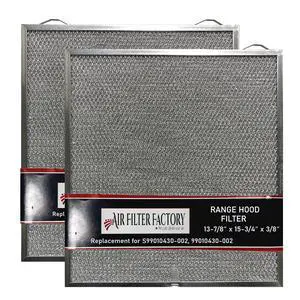 Compatible Replacement for Broan Nutone S99010430-002, 99010430-002, 4512880 Range Hood Aluminum Grease Filters 2-Pack Compatible Replacement for Broan Nutone S99010430-002, 99010430-002, 4512880 Range Hood Aluminum Grease Filters 2-Pack