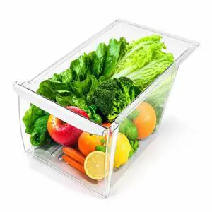 1pc Crisper Drawer Pan Clear | Compatible with Frigidaire Refrigerator Kenmore Crosley Westinghouse 240337103, PS429854 Crisper Bin Replacement 1pc Crisper Drawer Pan Clear | Compatible with Frigidaire Refrigerator Kenmore Crosley Westinghouse 240337103, PS429854 Crisper Bin Replacement