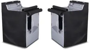 2 Pack Washing Machine Cover,Waterproof Dustproof Washing Cover with Zipper,Fit for Outside Top or Front Load Washer/Dryer,27"W x 26"D x 43"H-Black 2 Pack Washing Machine Cover,Waterproof Dustproof Washing Cover with Zipper,Fit for Outside Top or Front Load Washer/Dryer,27"W x 26"D x 43"H-Black