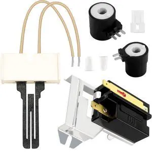 Dryer Repair Kit Contains 279311 Igniter 279834 Gas Valve Coil 338906 Flame Sensor Fit for Kenmore Whirlpool Maytag Gas Dryers Dryer Repair Kit Contains 279311 Igniter 279834 Gas Valve Coil 338906 Flame Sensor Fit for Kenmore Whirlpool Maytag Gas Dryers