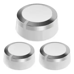 WE01X24552 *1 Dryer Timer Control Knob Replacement and WH01X24378 Selector Knob Assembly *2 compatible with GE General Electric AP6026722, 4396547,PS11736611-White WE01X24552 *1 Dryer Timer Control Knob Replacement and WH01X24378 Selector Knob Assembly *2 compatible with GE General Electric AP6026722, 4396547,PS11736611-White