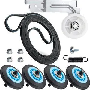 UpgradedDryer Roller Replacement Part for Samsung DV42H5000EWA3 DV45H7000EWA2 DV48H7400EWA2 DV42H5200EPA3 DV40J3000EWA2, DC97-16782A Dryer Roller DC93-00634A Idler Pulley 6602-001655 Dryer Belt Kit UpgradedDryer Roller Replacement Part for Samsung DV42H5000EWA3 DV45H7000EWA2 DV48H7400EWA2 DV42H5200EPA3 DV40J3000EWA2, DC97-16782A Dryer Roller DC93-00634A Idler Pulley 6602-001655 Dryer Belt Kit