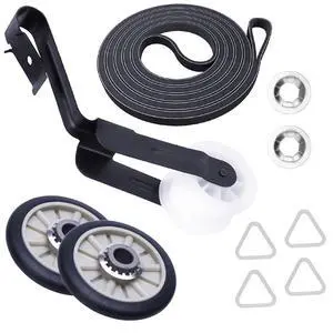 Dryer Repair Kit for Kenmore Series 70 80 90 500 600 Whirlpool WED4815EW1 | Replacement dryer parts, fits WED4800BQ1 WED4800XQ1, Amana NED4655EW1 NGD4655EW2, with drum roller idler pulley belt Dryer Repair Kit for Kenmore Series 70 80 90 500 600 Whirlpool WED4815EW1 | Replacement dryer parts, fits WED4800BQ1 WED4800XQ1, Amana NED4655EW1 NGD4655EW2, with drum roller idler pulley belt