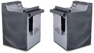 2 Pack Washing Machine Cover,Waterproof Dustproof Washing Cover with Zipper,Fit for Outside Top or Front Load Washer/Dryer,27"W x 26"D x 43"H-Grey 2 Pack Washing Machine Cover,Waterproof Dustproof Washing Cover with Zipper,Fit for Outside Top or Front Load Washer/Dryer,27"W x 26"D x 43"H-Grey
