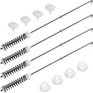 W10780045 Suspension Rod Kit Replacement For Roper RTW4516FW1 RTW4516FW2 RTW4641BQ0 RTW4641BQ1 VAW3584GW0 VAW3584GW1 WET4027HW0 WETLV27HW0 WETLV27HW1 WGT4027HW0 WGTLV27HW0 WGTLV27HW1 WTW4616FW0 Washer W10780045 Suspension Rod Kit Replacement For Roper RTW4516FW1 RTW4516FW2 RTW4641BQ0 RTW4641BQ1 VAW3584GW0 VAW3584GW1 WET4027HW0 WETLV27HW0 WETLV27HW1 WGT4027HW0 WGTLV27HW0 WGTLV27HW1 WTW4616FW0 Washer