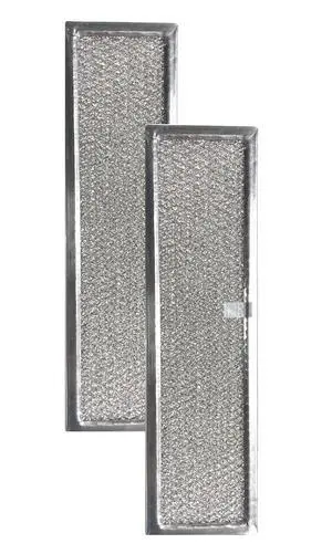 4 x 12 x 0.09 Inches Downdraft Range Hood Aluminum Mesh Grease 12-Layer Vent Filter 2-Pack 4 x 12 x 0.09 Inches Downdraft Range Hood Aluminum Mesh Grease 12-Layer Vent Filter 2-Pack