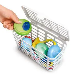 Made in USA High Capacity Dishwasher Basket for Toddler Items - Storage Basket For Toddler Bottle Parts and Accessories, 100% Recycled BPA Free Plastic Dishwasher Basket Made in USA High Capacity Dishwasher Basket for Toddler Items - Storage Basket For Toddler Bottle Parts and Accessories, 100% Recycled BPA Free Plastic Dishwasher Basket