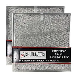 Replacement For 99010467, S99010467 Broan Nutone 11.5 x 11.5 x 0.38 Inches Aluminum Mesh Grease Range Hood Vent Filter 2-Pack Replacement For 99010467, S99010467 Broan Nutone 11.5 x 11.5 x 0.38 Inches Aluminum Mesh Grease Range Hood Vent Filter 2-Pack