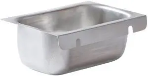 Grease Cup Holder | Removable Hood Grease Catcher for Commercial Kitchens | Stainless Steel Hood Accessories for Restaurants | 2.5 Deep Drip Pan Grease Cup Holder | Removable Hood Grease Catcher for Commercial Kitchens | Stainless Steel Hood Accessories for Restaurants | 2.5 Deep Drip Pan
