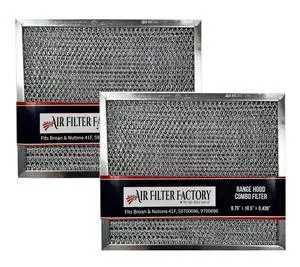 Stove Fan Filter 41F, 97007696, 97005687 Replacement For Broan Nutone Range Hood Grease Mesh Charcoal Carbon Combo Filter 8.75 x 10.5 x.44 Inches 2-Pack Stove Fan Filter 41F, 97007696, 97005687 Replacement For Broan Nutone Range Hood Grease Mesh Charcoal Carbon Combo Filter 8.75 x 10.5 x.44 Inches 2-Pack
