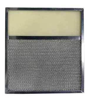 11 x 12 x 3/8 Inch Aluminum Range Hood Filter with 3" Light Lens - Washable Grease Replacement for Air-O Model 1200 11 x 12 x 3/8 Inch Aluminum Range Hood Filter with 3" Light Lens - Washable Grease Replacement for Air-O Model 1200