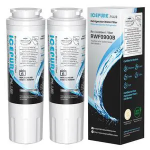 PLUS UKF8001 NSF/ANSI 53 & 42 Certified Refrigerator Water Filter, Remove Lead, Replacement for Whirlpool Filter 4, Everydrop EDR4RXD1, Maytag UKF8001AXX-200 UKF8001AXX-750 9084 4396395, 2PACK PLUS UKF8001 NSF/ANSI 53 & 42 Certified Refrigerator Water Filter, Remove Lead, Replacement for Whirlpool Filter 4, Everydrop EDR4RXD1, Maytag UKF8001AXX-200 UKF8001AXX-750 9084 4396395, 2PACK