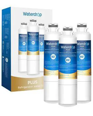 Plus WDP-F27 NSF 401 Certified Refrigerator Water Filter, 3 Pack | Reduce PFOA/PFOS, Replacement for Samsung® DA29-00020B Water Filter HAF-CIN, HDX FMS-2, DA97-08006A-1, 46-9101, RF28HMEDBSR Plus WDP-F27 NSF 401 Certified Refrigerator Water Filter, 3 Pack | Reduce PFOA/PFOS, Replacement for Samsung® DA29-00020B Water Filter HAF-CIN, HDX FMS-2, DA97-08006A-1, 46-9101, RF28HMEDBSR