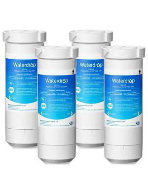 XWF Water Filter Replacement for GE® WR17X30702, 4 Pack, No chip | Replacement for GE® XWF, NSF 42 & 372 Certified, Compatible with GE® GNE27, GFE26, GDE25, GSS25, PSE25 Series Refrigerators XWF Water Filter Replacement for GE® WR17X30702, 4 Pack, No chip | Replacement for GE® XWF, NSF 42 & 372 Certified, Compatible with GE® GNE27, GFE26, GDE25, GSS25, PSE25 Series Refrigerators