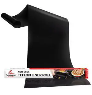 Teflon Liner Roll for Ovens, Stovetops & Grills, 75x17- Cut to Size & Shape | Versatile Non-Stick Teflon Mat, Use As Oven Liner, Grill Mat, Stovetop Cover, Baking Sheet & More Teflon Liner Roll for Ovens, Stovetops & Grills, 75x17- Cut to Size & Shape | Versatile Non-Stick Teflon Mat, Use As Oven Liner, Grill Mat, Stovetop Cover, Baking Sheet & More