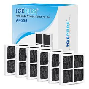 AF004 Replacement for LG LT120F Refrigerator Air Filter, 6PACK | Compatible with Kenmore Elite 469918, 9918, 46-9918, ADQ73214402, ADQ73214403, ADQ73214404, ADQ73334008 AF004 Replacement for LG LT120F Refrigerator Air Filter, 6PACK | Compatible with Kenmore Elite 469918, 9918, 46-9918, ADQ73214402, ADQ73214403, ADQ73214404, ADQ73334008