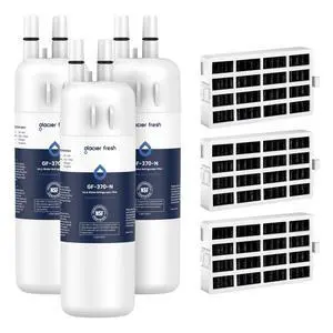 EDR1RXD1 Water Filter Compatible with W10295370A, 3+3 Packs | Filter 1,EDR1RXD1, WHR1RXD1, KAD1RXD1,W10295370 Refrigerator Water Filter & w10311524 Air Filter EDR1RXD1 Water Filter Compatible with W10295370A, 3+3 Packs | Filter 1,EDR1RXD1, WHR1RXD1, KAD1RXD1,W10295370 Refrigerator Water Filter & w10311524 Air Filter
